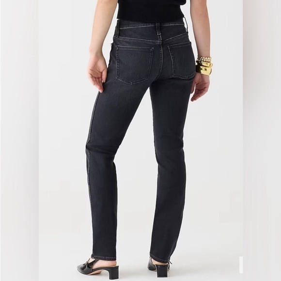 NWT J. Crew 9” Vintage Straight Leg Black Charcoal Wash Jeans AB280 Women’s 28 - Picture 2 of 6